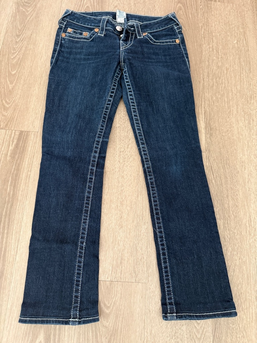 True Religion Women's Dark Blue Bootcut Jeans